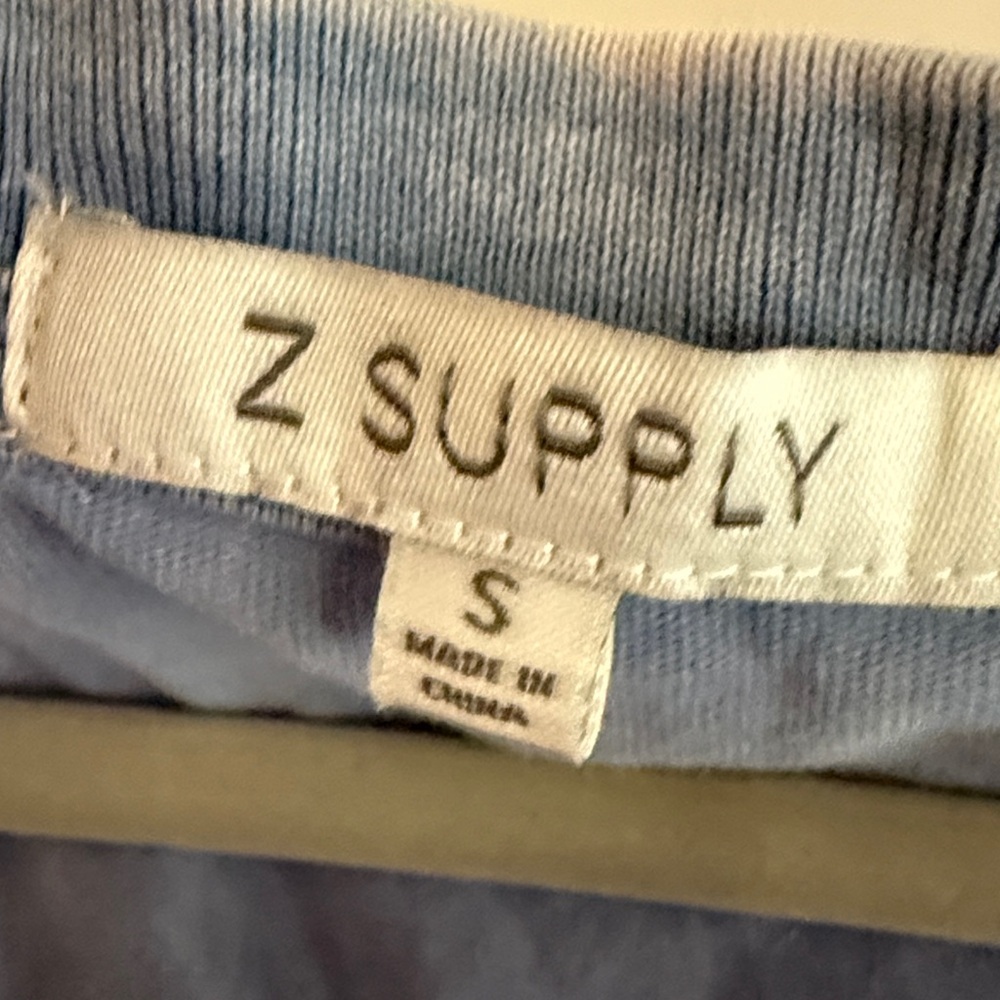Z Supply Powder Blue Sleeveless Mini Dress - Picture 2 of 3